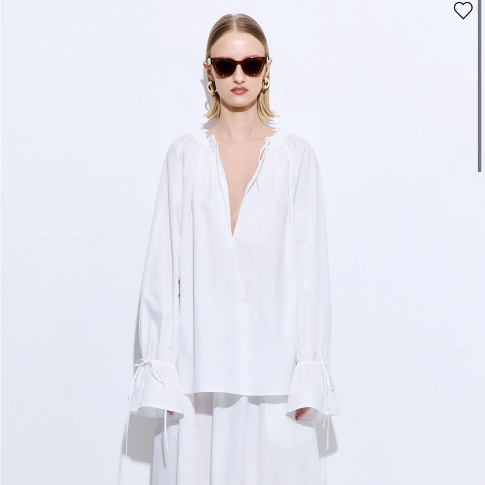 De Rococo Ruffled Poplin Blouse - Picture 4 of 5